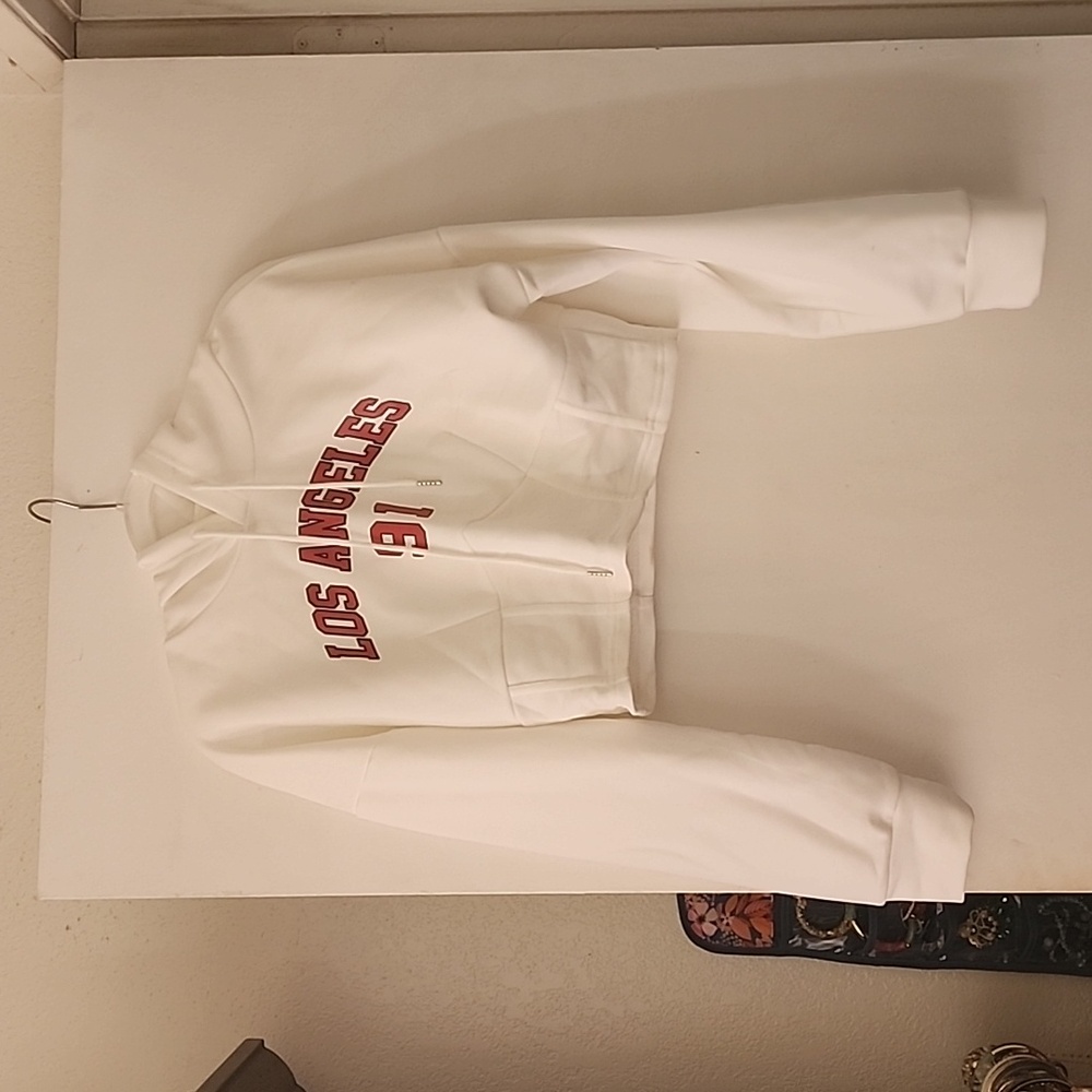 Medium Los Angeles long sleep hooded top